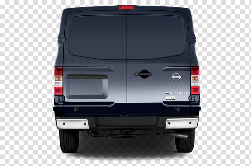 Compact van 2014 Nissan NV Passenger Car, Rear View transparent background PNG clipart