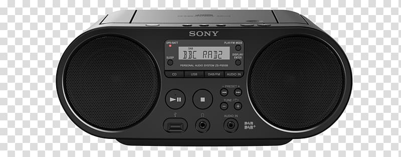 Boombox Compact disc Sony Audio CD-RW, sony transparent background PNG clipart
