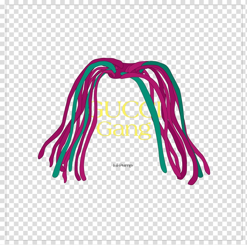 Graphic facilitation Art Text, Gucci Gang transparent background PNG clipart