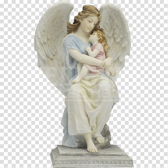 Guardian angel Statue Figurine Sculpture, angel transparent background PNG clipart