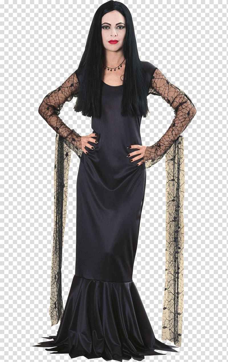 Morticia Addams The Addams Family Wednesday Addams Gomez Addams Uncle Fester, others transparent background PNG clipart