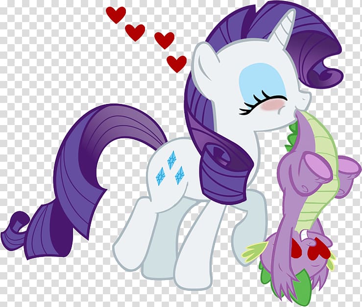 Rarity Spike Pony Twilight Sparkle Rainbow Dash, kiss fluttershy transparent background PNG clipart
