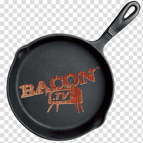 Cast-iron cookware Frying pan Seasoning Cast iron Lodge, bacon transparent background PNG clipart