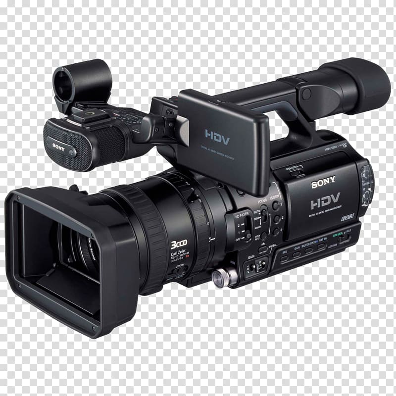 HDV Video Cameras Sony HVR-Z1U Sony HVR-Z1E, Camera transparent background PNG clipart