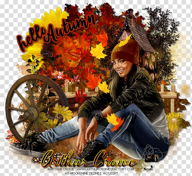 Tree montage Flower, hello autumn transparent background PNG clipart