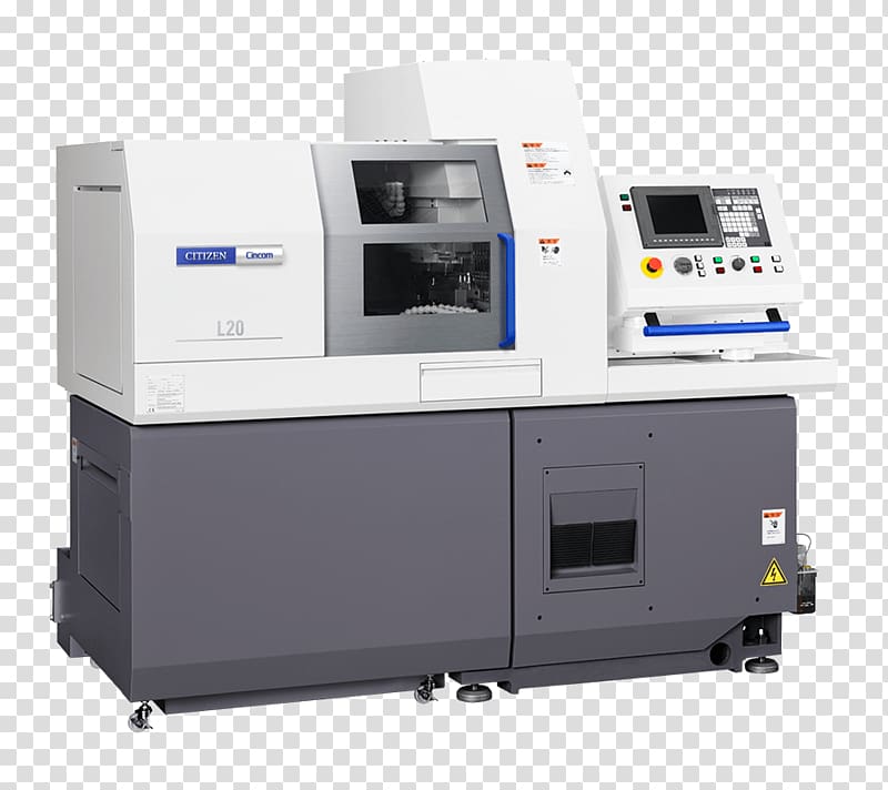Machining Cincom Systems Turning Machine tool, matrix code transparent background PNG clipart