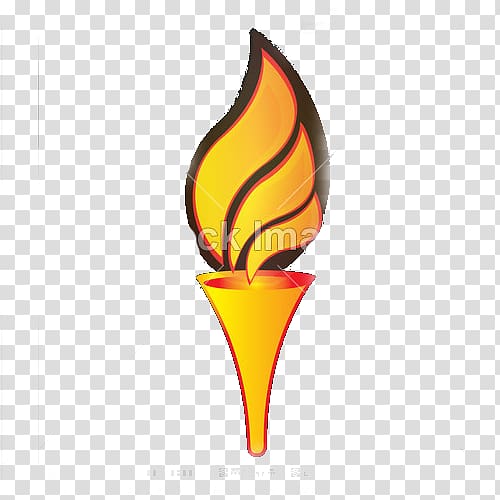 Flame Logo Fire, Sports logo flame torch transparent background PNG clipart