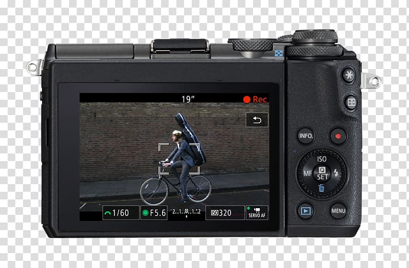 Canon EOS M6 Canon EF lens mount Canon EF-S lens mount Canon EF-M lens mount, Camera transparent background PNG clipart