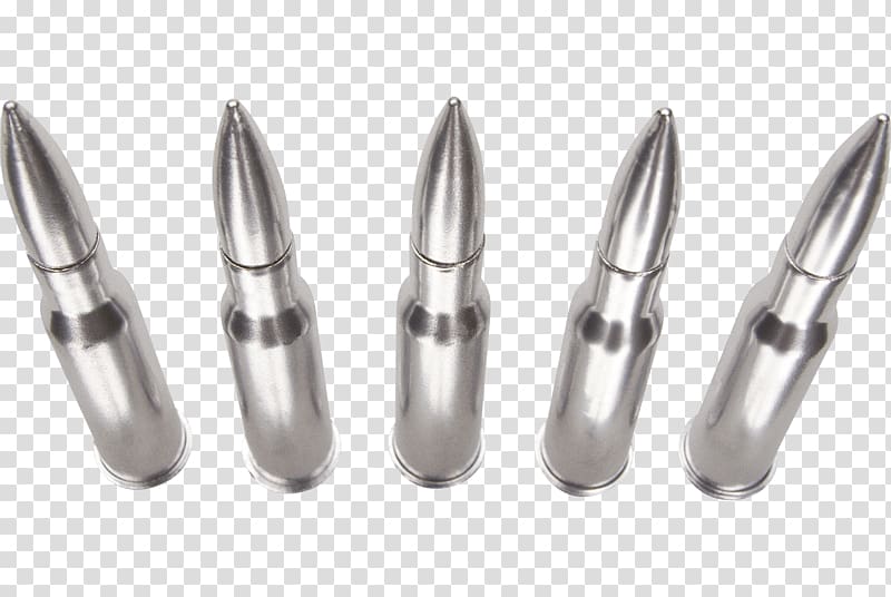 Bullet Ammunition Weapon Rifle, Fine silver bullet transparent background PNG clipart