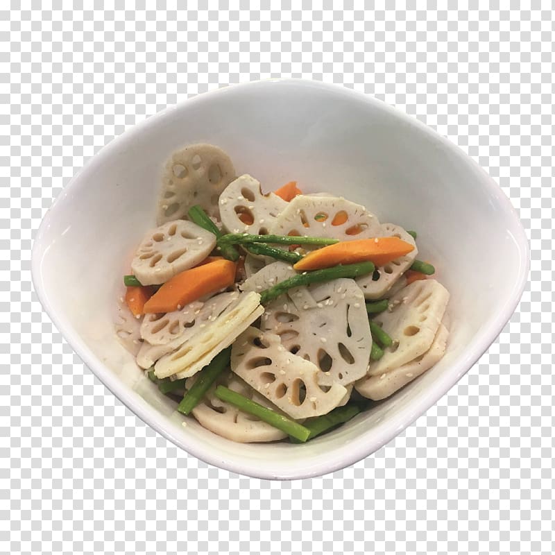 Lo mein Chinese noodles Fried noodles Recipe Vegetarian cuisine, Lotus Root transparent background PNG clipart