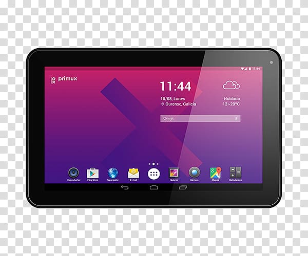 Samsung Galaxy Tab 10.1 compressa PRIMUX Sirocco 10.1 Z Q.c. 8gb Os4.4 BT Computer Gigabyte RAM, Android Tablet transparent background PNG clipart