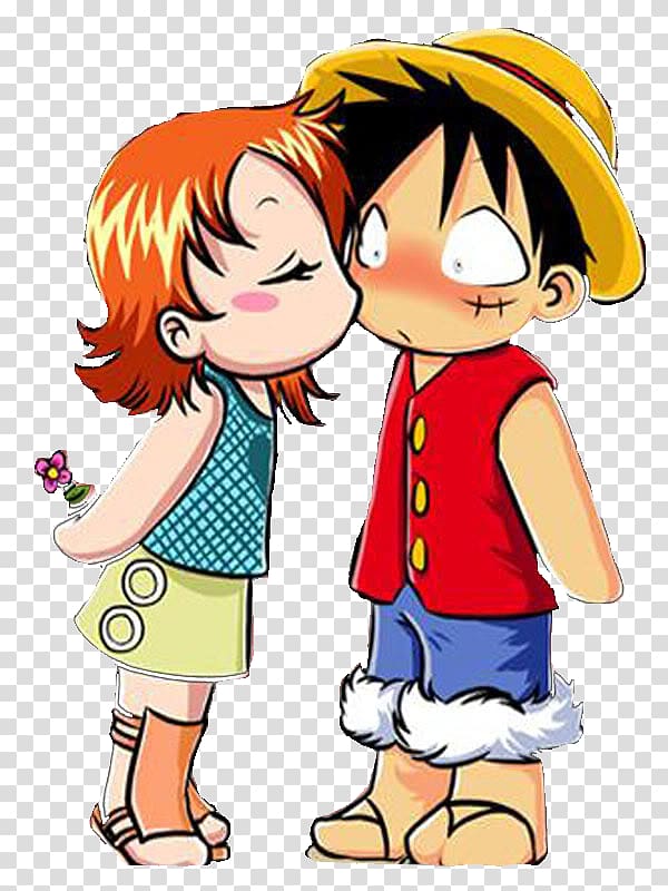 Monkey D. Luffy Nami Usopp Fan art, Chibi transparent background PNG clipart