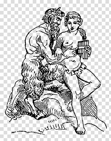 Homo sapiens Pan Myth Drawing , Greek mythology transparent background PNG clipart