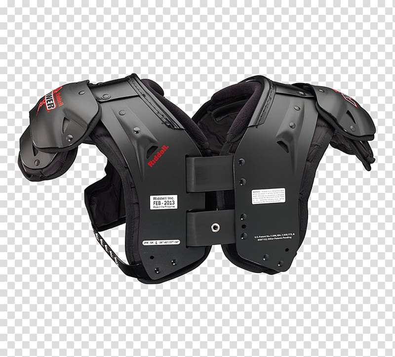 Shoulder pads American football Riddell Lineman, american football transparent background PNG clipart