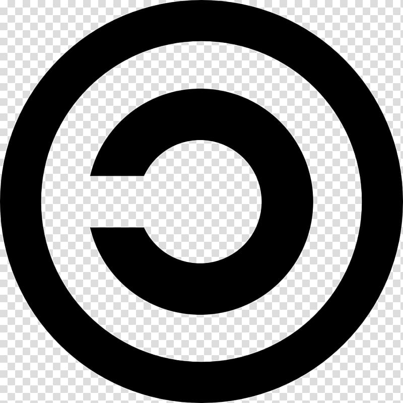 Copyleft Free Art License, symbol transparent background PNG clipart