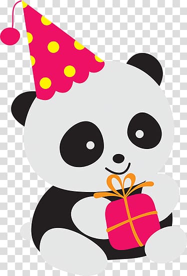 Giant panda Bear Birthday Red panda Panda Illustrations, bear transparent background PNG clipart
