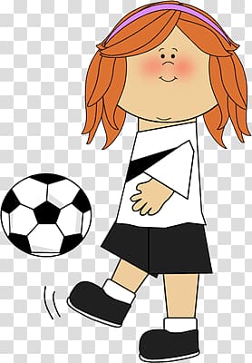 Football Play Girl , female sports transparent background PNG clipart