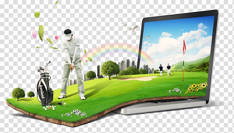 Practical golf Golf course Sport Indoor golf, Computer recreational sports transparent background PNG clipart