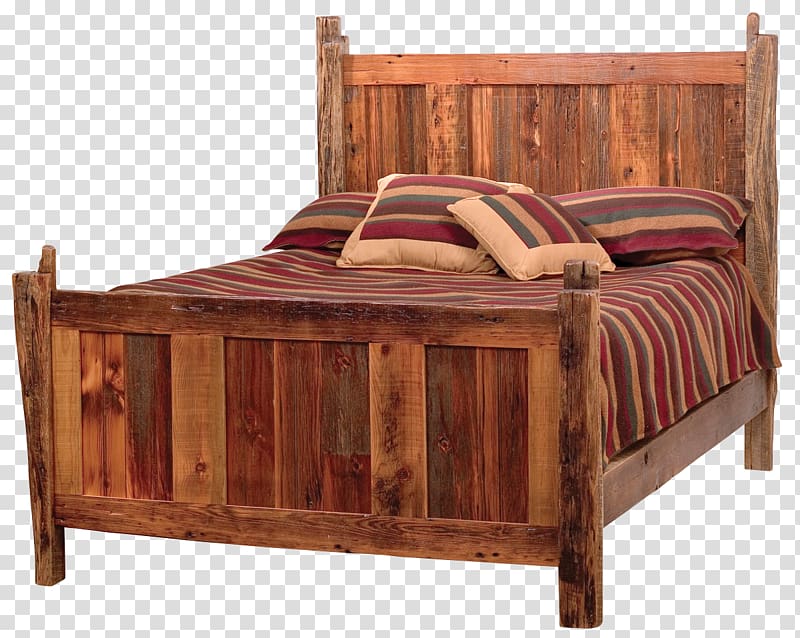 Table Bed frame Rustic furniture, bed transparent background PNG clipart