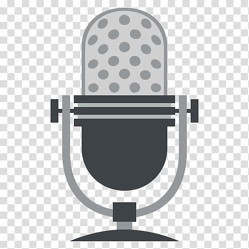 Microphone Emoji Recording studio Sound Recording and Reproduction Audio engineer, microphone transparent background PNG clipart