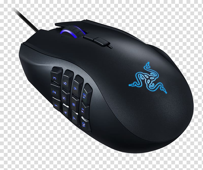 Computer mouse Computer keyboard Razer Naga Chroma Razer Inc., Computer Mouse transparent background PNG clipart