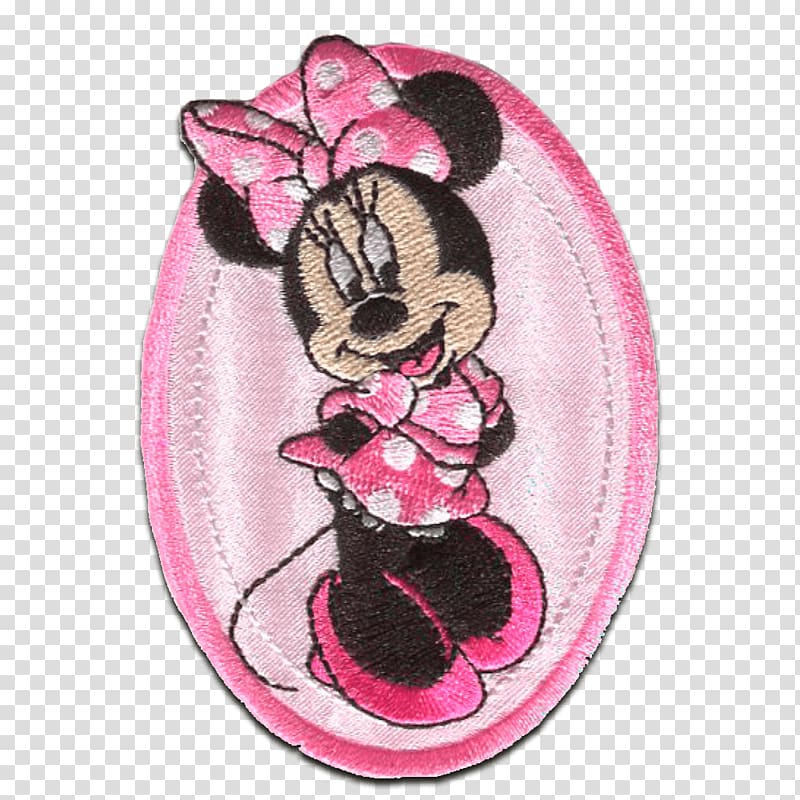Minnie Mouse Mickey Mouse Embroidered patch Iron-on, minnie mouse transparent background PNG clipart