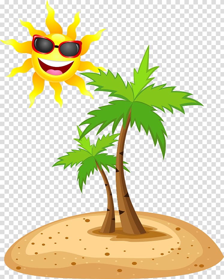 , cartoon sun wearing sunglasses transparent background PNG clipart