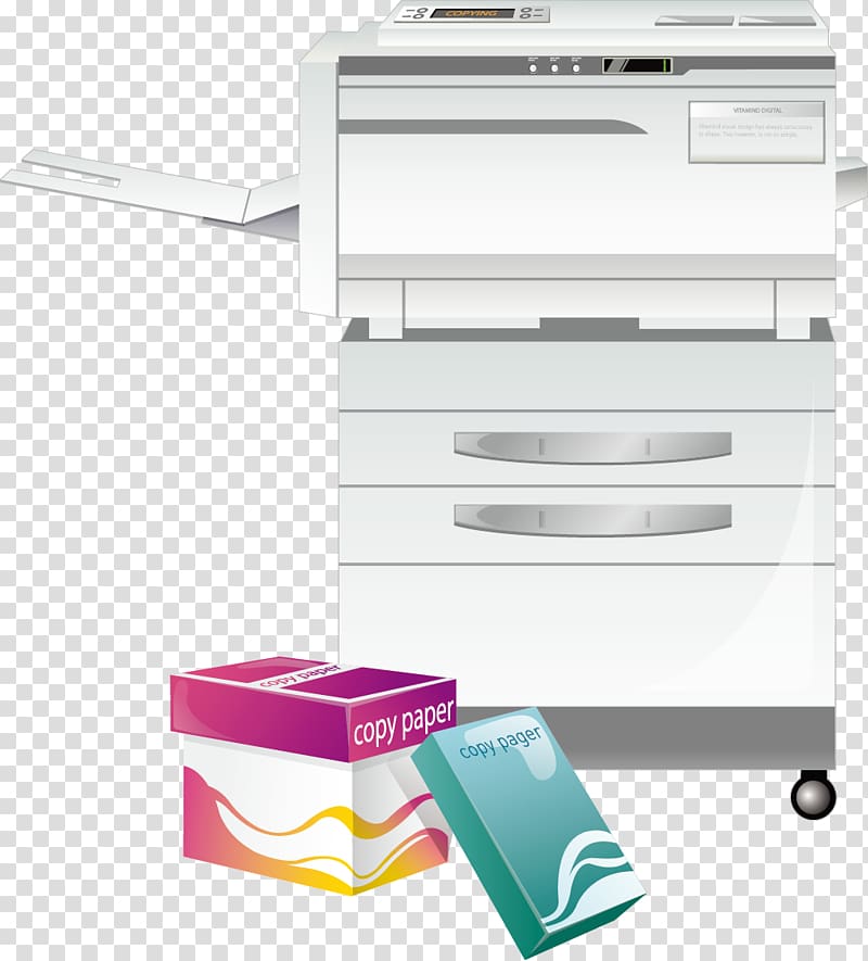 Hewlett Packard Enterprise Paper Printer copier Engineering drawing, printer transparent background PNG clipart