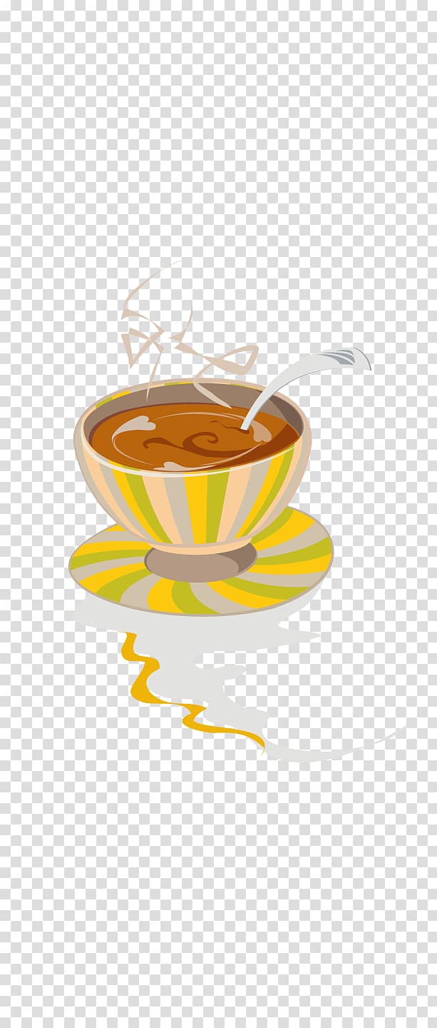 Coffee cup Tea , Coffee cartoon version transparent background PNG clipart
