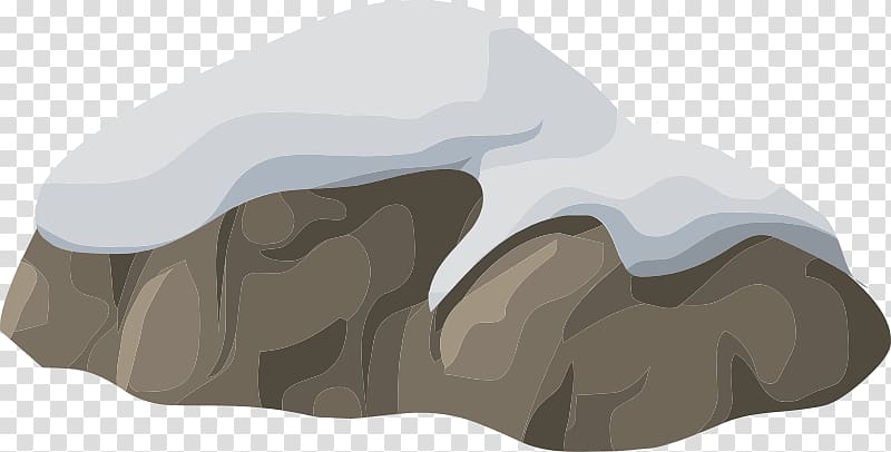 Rock , Snow landscape transparent background PNG clipart