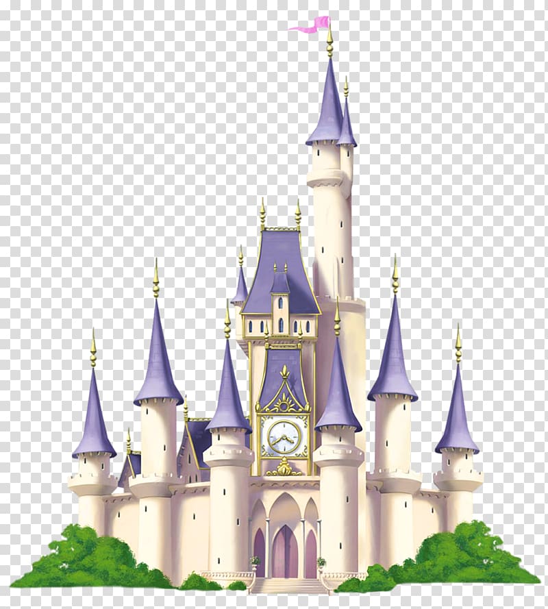 purple and white castle illustration, Magic Kingdom Sleeping Beauty Castle Cinderella Castle Disney Princess, Disney Castle transparent background PNG clipart