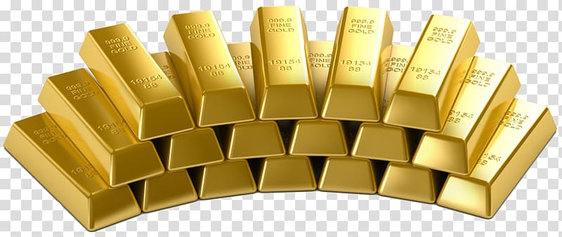 Gold bar Bullion Gold mining Metal, gold transparent background PNG clipart