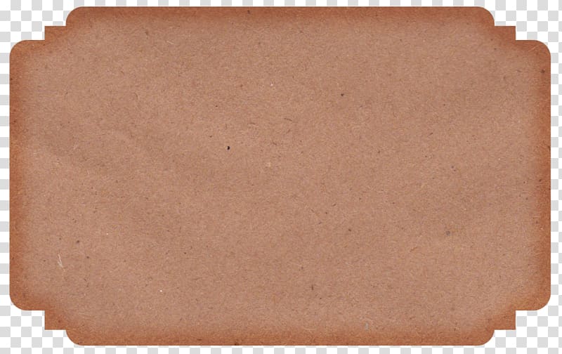 Kraft paper Label Manufacturing Material, wrapping paper transparent background PNG clipart