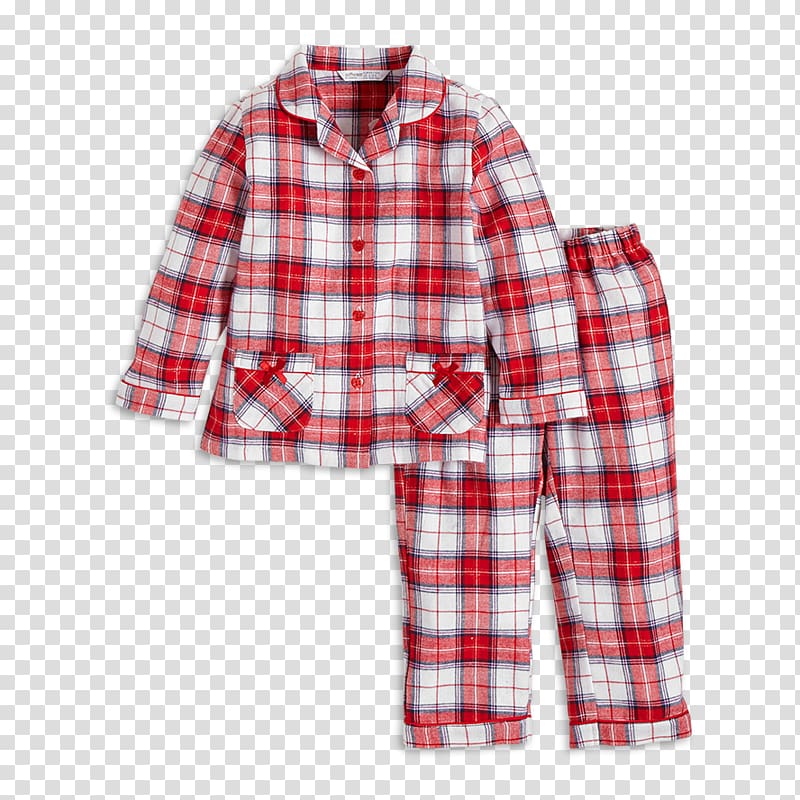 Pajamas Flannel Child Sleeve Tartan, child transparent background PNG clipart