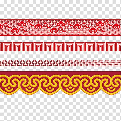 creative chinese border transparent background PNG clipart
