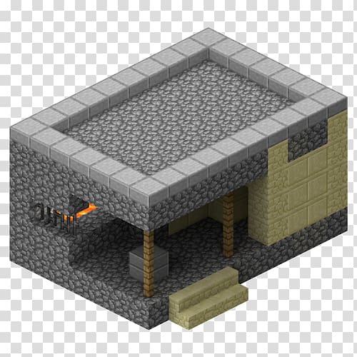 Minecraft Blacksmith Blueprint Village House, Minecraft transparent background PNG clipart