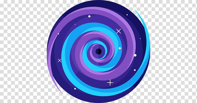 Galaxy with hole illustration, Black hole Light Universe Spacetime