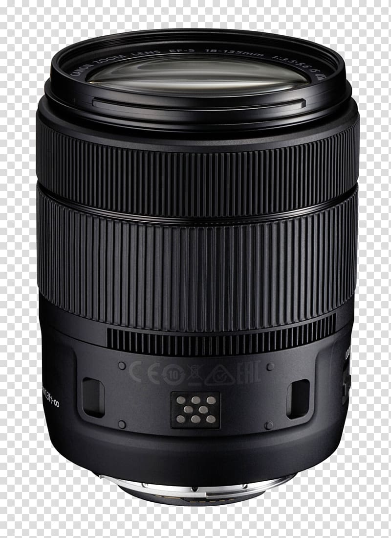 Canon EF-S 18–135mm lens Canon EF-S lens mount Canon EF lens mount Canon EF-S 17–55mm lens Canon 1276C002 EF-S 18-135 mm f-3.5-5.6 IS USM Lens, camera lens transparent background PNG clipart