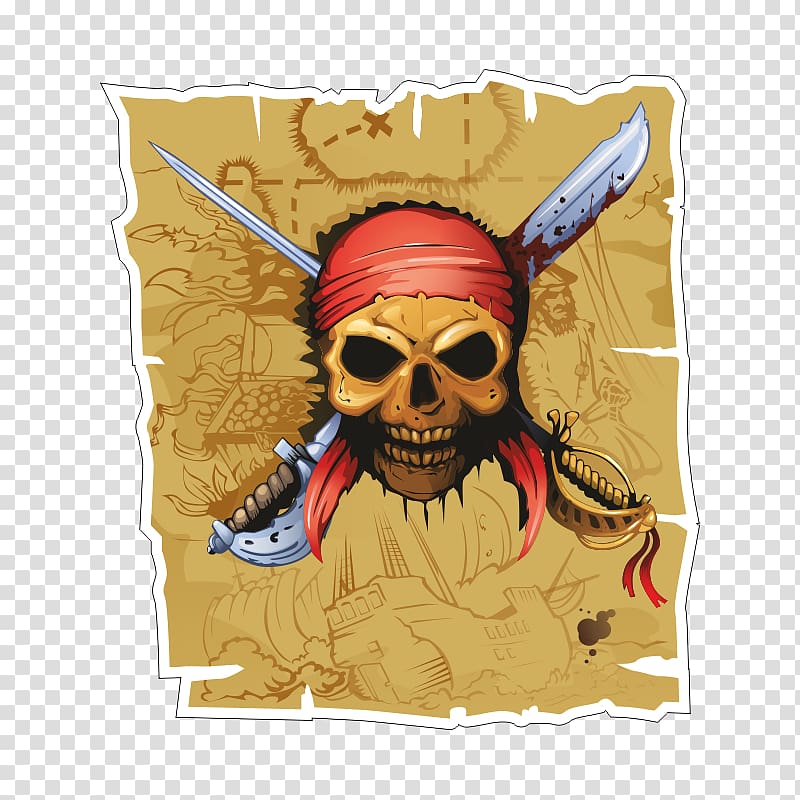 Pirate #7 Jolly Roger Treasure map Sports betting strategy books, pirate transparent background PNG clipart