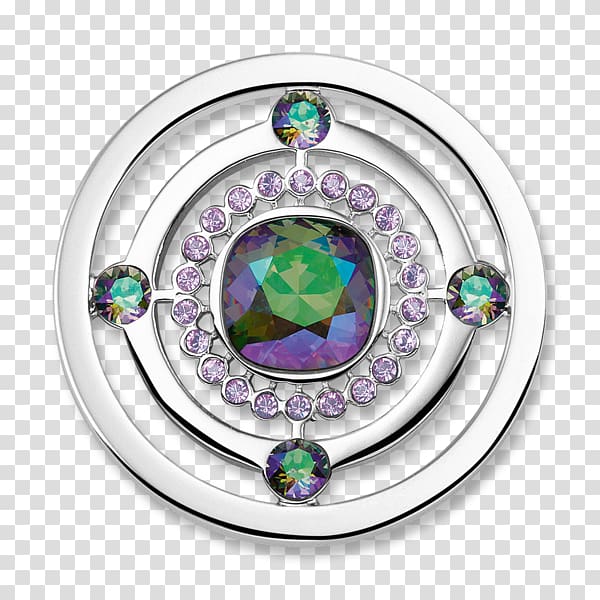 Coin Jewellery Silver Gold Amethyst, Coin transparent background PNG clipart