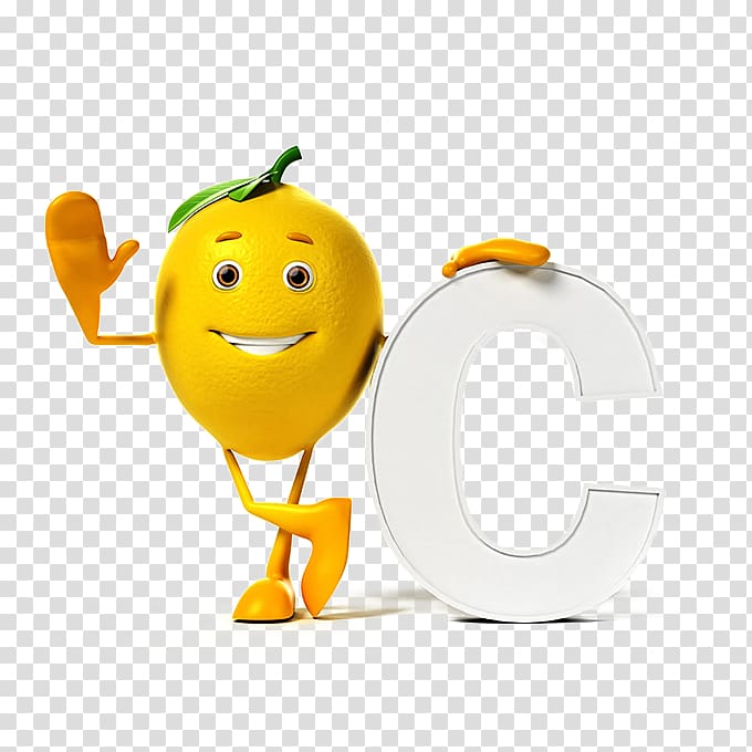 Lemon 3D computer graphics Illustration, c lemon villain transparent background PNG clipart
