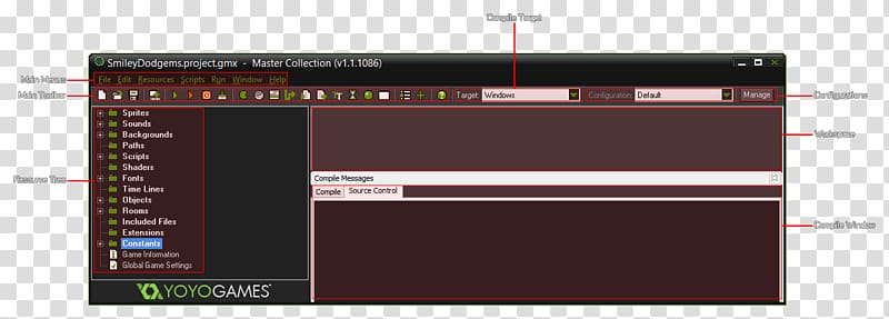 Electronics Screenshot Brand Font, Gamemaker Studio transparent background PNG clipart