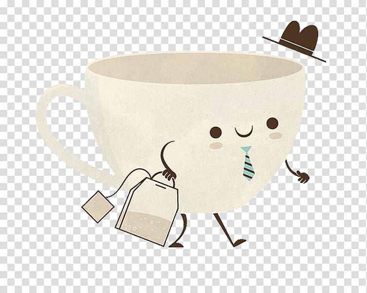 Earl Grey tea Instant coffee Oolong, Hat mug transparent background PNG clipart