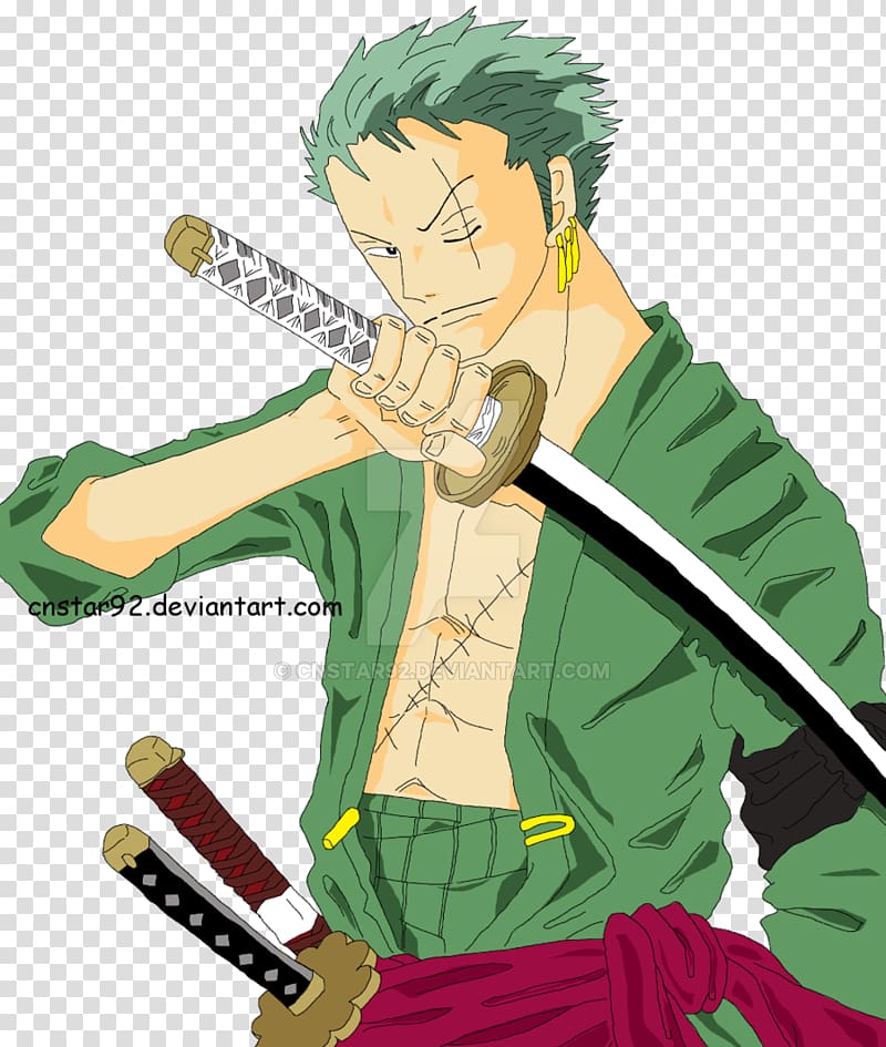 Roronoa Zoro Las Once Supernovas Devil Fruit One Piece Goku, Swordsman transparent background PNG clipart