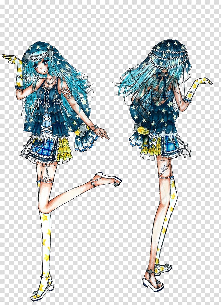 Art Auction Trade Costume design, starry sky transparent background PNG clipart