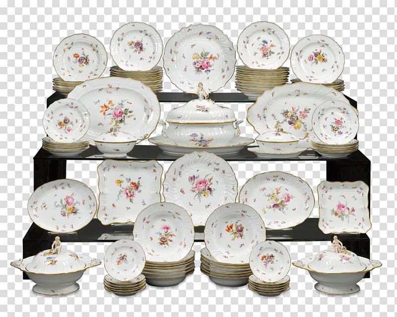 Plate Early Meissen porcelain Early Meissen porcelain, porcelain plate letinous edodes transparent background PNG clipart