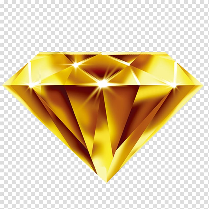 gold gemstone, Diamond Yellow Designer Gold, Yellow Diamond transparent background PNG clipart
