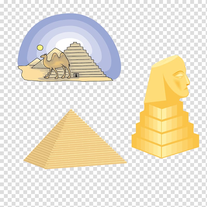 Great Sphinx of Giza Egyptian pyramids Ancient Egypt, Pyramid Sphinx material transparent background PNG clipart