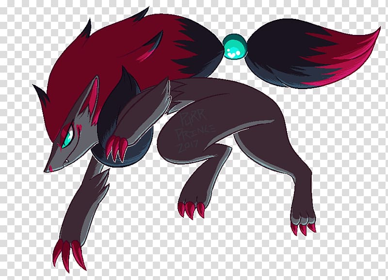 Demon Legendary creature Werewolf Pokémon Midnight, twenty four transparent background PNG clipart