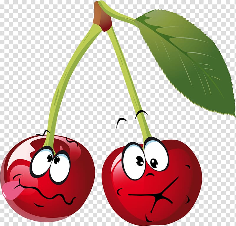 Cherry Drawing Cartoon , cherry transparent background PNG clipart